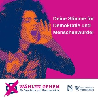 Wählen gehen! – Für Demokratie und Menschenwürde