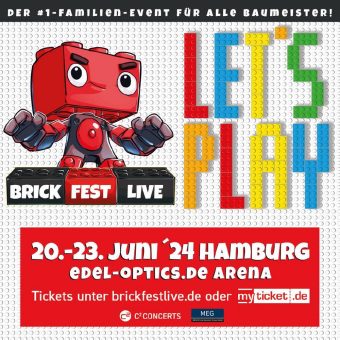 Brick Fest Live sucht die talentiertesten Baumeister!