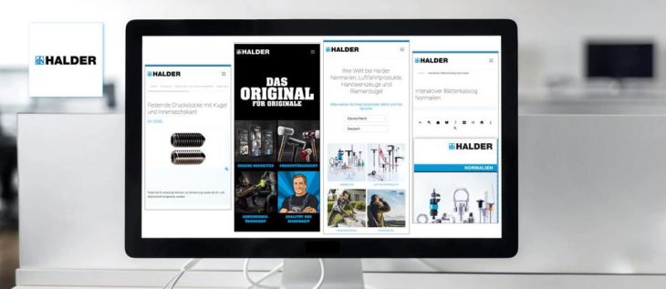 Optimierter E-Commerce-Auftritt mit PIM und PXP Multibrand, Multimarket, Multilanguage für Halder