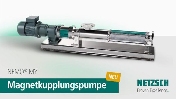 NETZSCH mit Weiterentwicklung der NEMO® Exzenterschneckenpumpe auf der ACHEMA