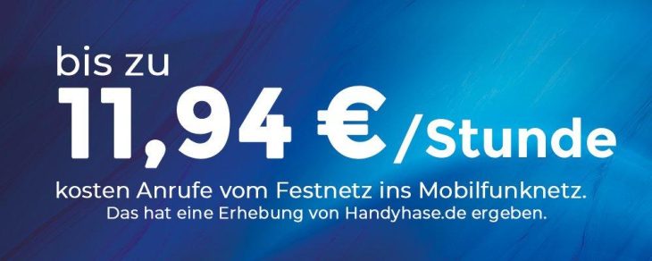 Bis zu 11,94 € pro Stunde: Anrufe vom Festnetz ins Handynetz noch immer viel zu teuer