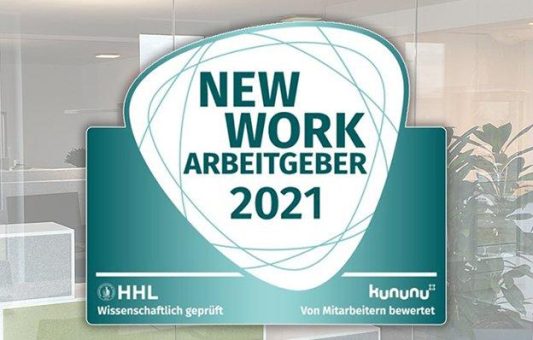 allvisual ist NEW WORK ARBEITGEBER 2021