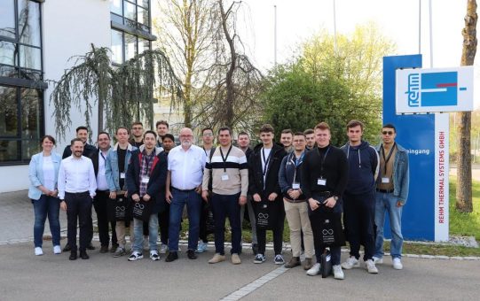 Internationale Nachwuchsförderung – Rehm Thermal Systems empfängt duale Studenten der ESTI des GIP CEI-Campus in Redon, Frankreich