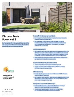 Der neue Batteriespeicher von Tesla – die Powerwall 3 ist da