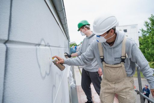 Skandal? WEMAG-Auszubildende besprühen neues Ausbildungszentrum