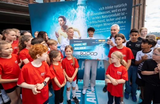 Deutsche Mineralbrunnen und Partner spenden 75.000 Euro für Kinder und Jugendliche