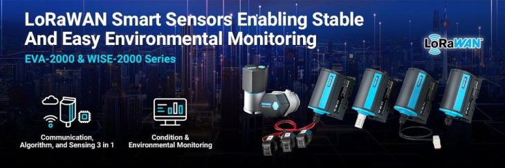 Drahtlose LoRaWAN-Sensoren der EVA-2000-Serie für Umweltüberwachung