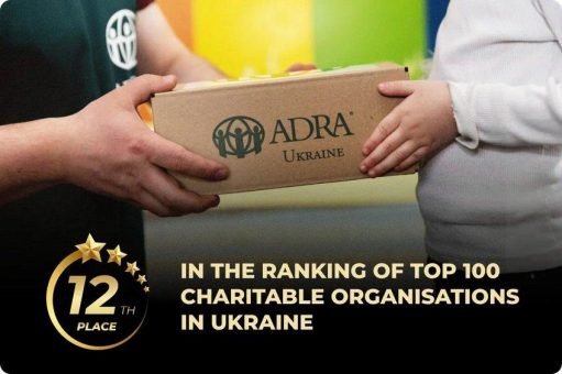 ADRA auf Platz 12 der 100 bedeutendsten Hilfsorganisationen in der Ukraine