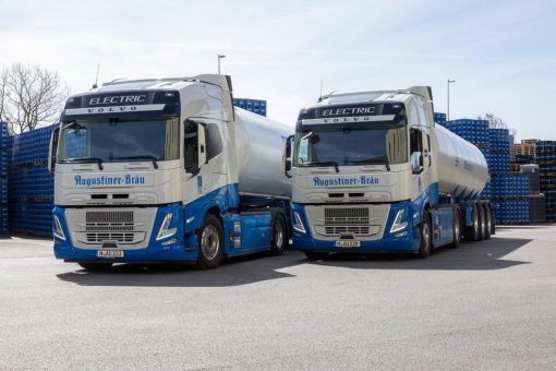 Augustiner-Logistik setzt auf elektrische Lkw von Volvo