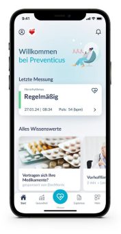 Preventicus stellt Weiterentwicklung der App Heartbeats und Preventicus Coach für die kardio-vaskuläre Vorsorge auf dem Hauptstadtkongress vor