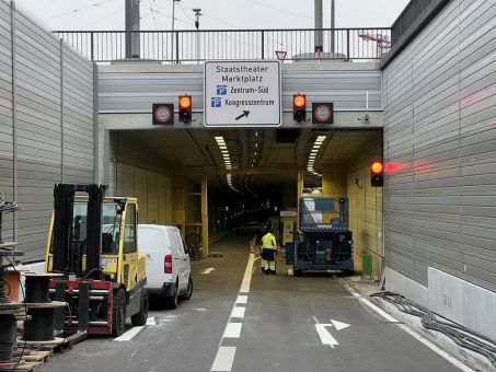 Brandversuche im Karoline-Luise-Tunnel