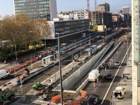 In einem Monat fahren die Bahnen in und auf der Kombilösung