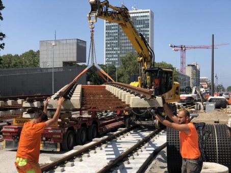 Die Kriegsstraße nähert sich dem endgültigen Aussehen