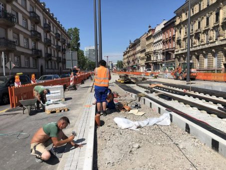 In der Kriegsstraße geht es „oben“ und „unten“ voran