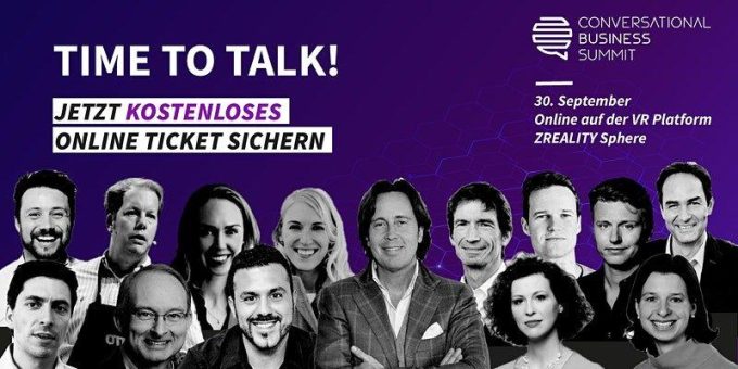 It’s time to talk – Conversational Business Summit 2021 am 30.09.2021