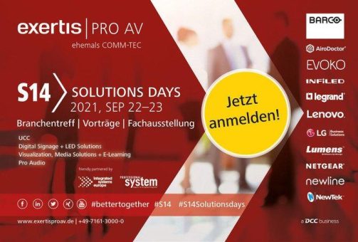 Das S14 Solutions Days Programm 2021 ist online