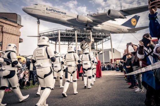 Stormtrooper, Ghostbusters und die Umbrella Corporation im Technik Museum Speyer