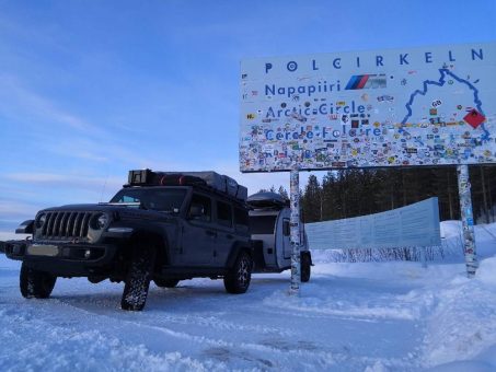 Winterliche Jeeptour zum Polarkreis – Einmal in den Norden und zurück