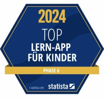 phase6 erhält Auszeichnung „Top Lern-App für Kinder“ von Statista