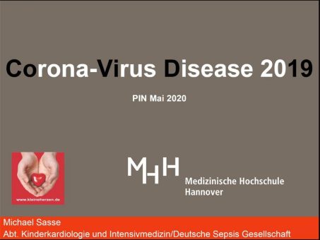 Corona-Virus Disease 2019 – Online-Vortrag und Fragestunde mit Dr. Michael Sasse: https://youtu.be/B36Z7_WBpcw