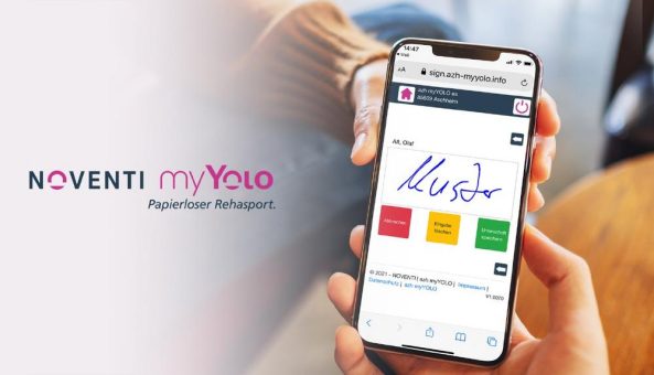 Smartphone als Unterschriftenpad – mySign Erstmalig für Rehasport Indoor und Outdoor