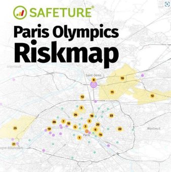 Safeture mit Risk Map zu den Olympischen Spielen