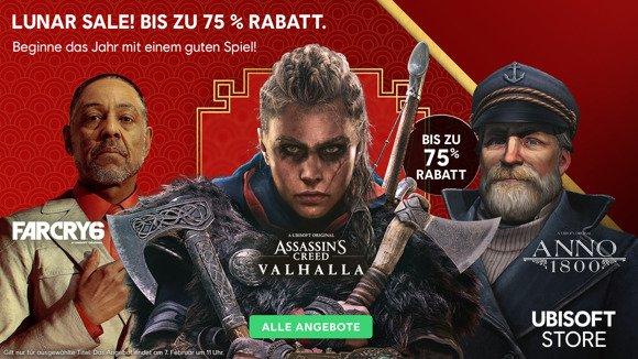 Lunar Sale im Ubisoft Store bietet bis zu 75% Rabatt