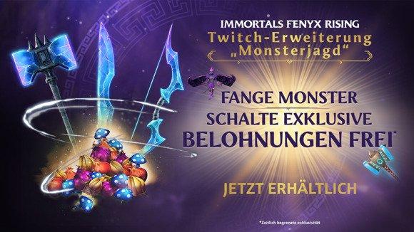 Twitch Erweiterung namens Monsterjagd für Immortals Fenyx Rising™ vorgestellt