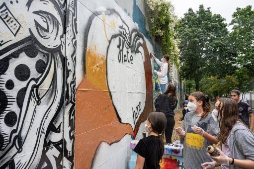 Schüler des Schulzentrums Marienhöhe setzen Zeichen gegen Rassismus