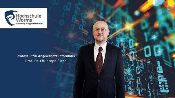 Dr. Christoph Giess übernimmt Professur für Angewandte Informatik an der Hochschule Worms