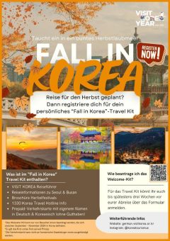 Korea Tourism Organization startet Herbst-Marketing