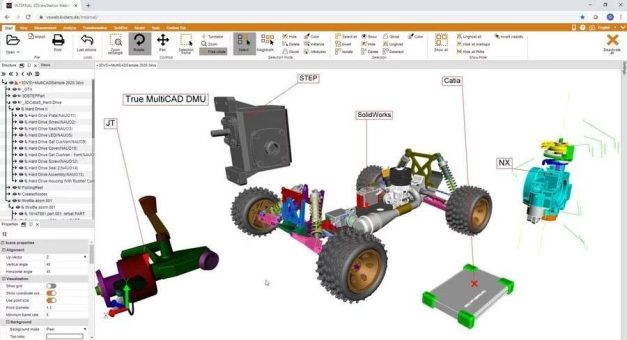 MultiCAD DMU – 3D Daten unternehmensweit kostengünstig verfügbar