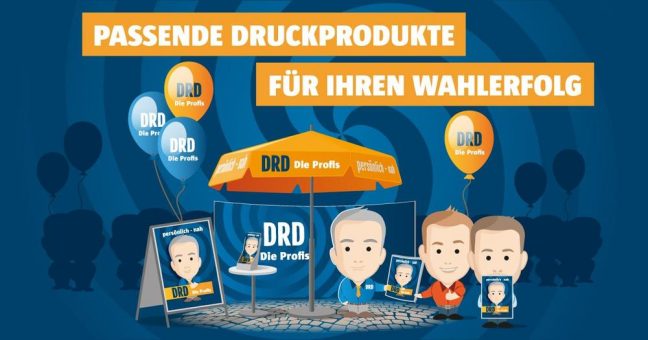 Wahlzeitungen für Parteien zur Wahlwerbung