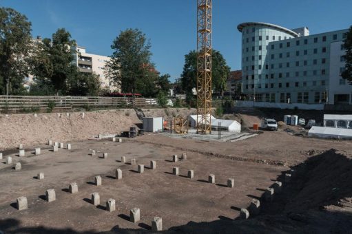 Bauarbeiten in St. Johannis: Fortsetzung der Rammarbeiten