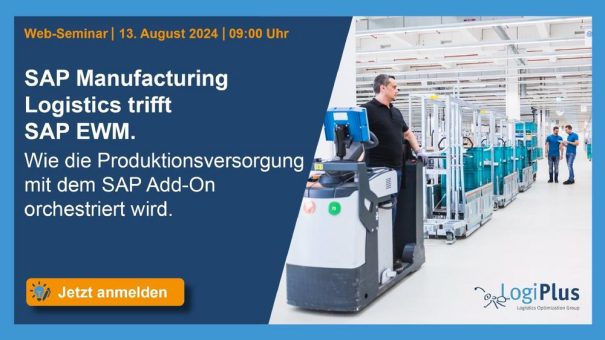 Orchestrieren Sie Ihre Produktionsversorgung. Mit Manufacturing Logistics und SAP EWM.