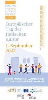 Europäischer Tag der Jüdischen Kultur am Sonntag, den 1. September 2024