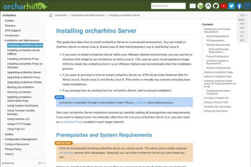 Automatisierung im Rechenzentrum: Highlights des orcharhino Release 6.5