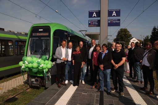 Feierliche Eröffnung: Linie 2 fährt jetzt bis Gleidingen