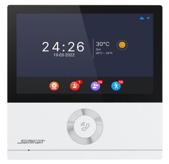 Somikon WLAN-Full-HD-Video-Gegensprechanlage VSA-800.app mit 17,8-cm-Touchscreen (7″), App