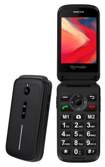 simvalley MOBILE 4G-Senioren-Klapphandy XL-970 mit 2,8″-Farbdisplay, Garantruf Easy, BT 5.0