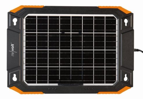 revolt Bifaziales Solar-Ladegerät für Kfz-/Wohnmobil-Batterien, 12 Volt, 13 Watt