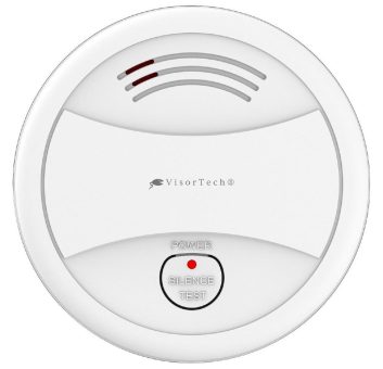 VisorTech WLAN-Rauchwarnmelder RWM-120.app mit weltweiter App-Benachrichtigung, 85 dB