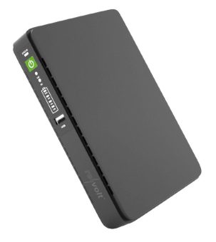 revolt Mini-UPS für unterbrechungsfreie Stromversorgung, 8.800 mAh, USB / DC