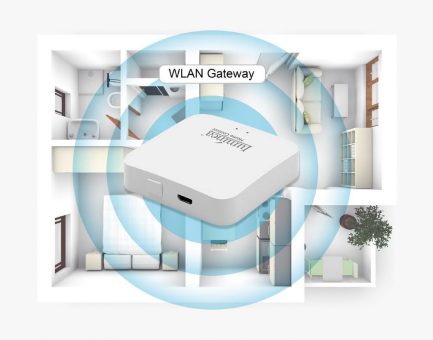 Luminea Home Control WLAN-Gateway mit Bluetooth-Mesh für ELESION- und Smart-Life-Geräte