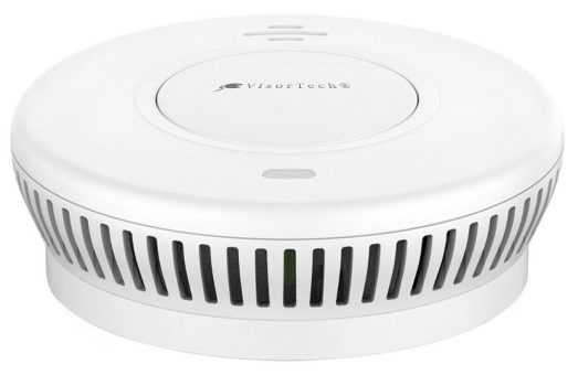 VisorTech WLAN-Rauchwarnmelder RWM-220.app mit integrierter 10-Jahres-Batterie, 85 dB, App