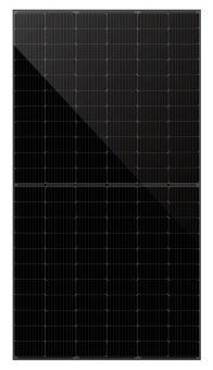 DAH Solar Monokristallines Solarmodul, Full-Screen, Halbzellen, 410 Watt, schwarz