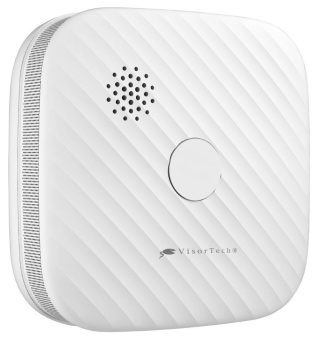 VisorTech WLAN-Rauch- & Hitzemelder RWM-205.duo mit weltweiter App-Benachrichtigung, 85 dB