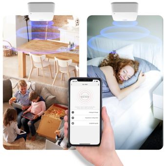 Luminea Home Control Smarter ZigBee-mmWave-Radar-Anwesenheitssensor mit App