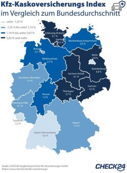 Kfz-Kaskoversicherung in Diebstahlhochburg Berlin kaum gefragt