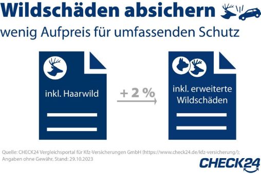 Kfz-Versicherung: Unfall mit Tieren ausreichend versichern